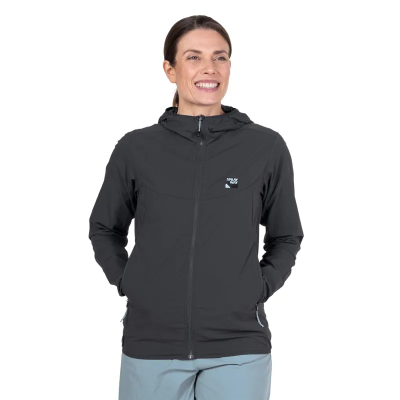 Sprayway Escape Trail Hoody Womens in Dark Graphite-3