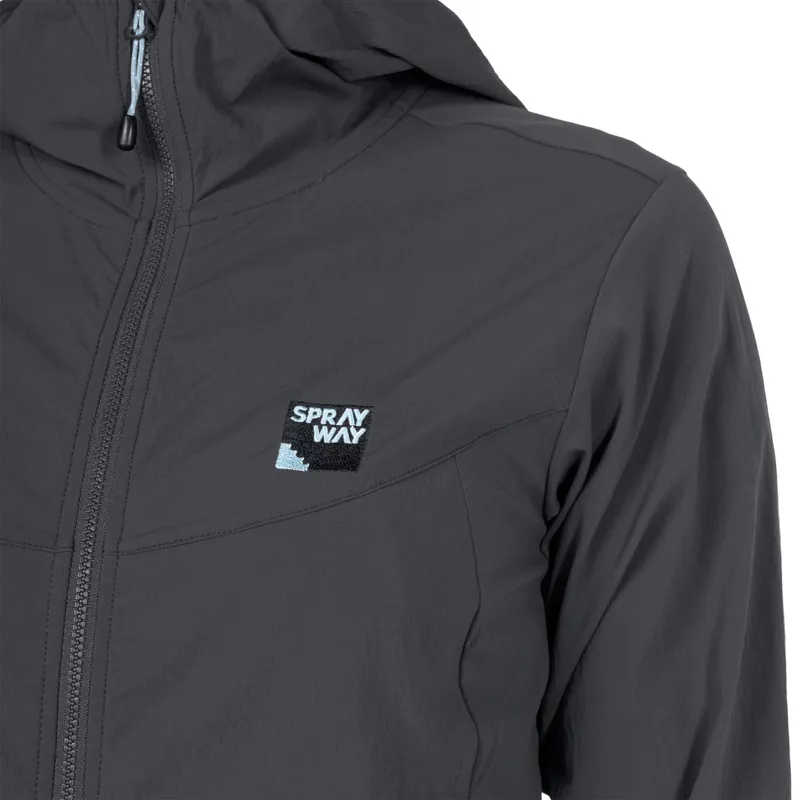 Sprayway Escape Trail Hoody Womens in Dark Graphite-12