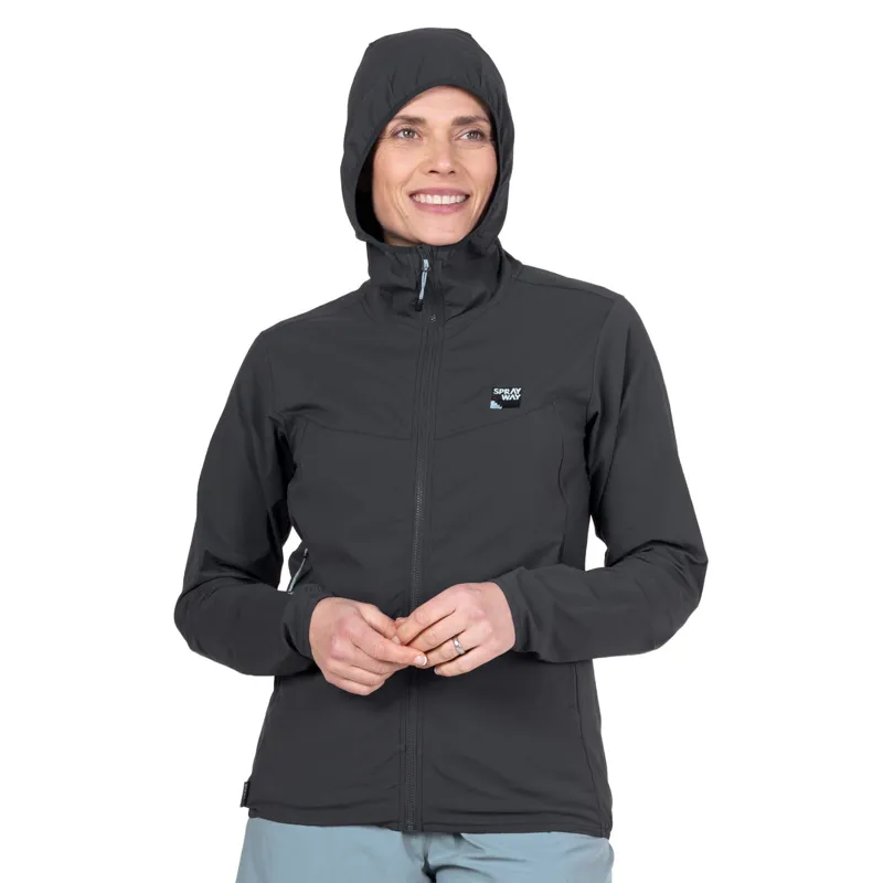 Sprayway Escape Trail Hoody Womens in Dark Graphite-4