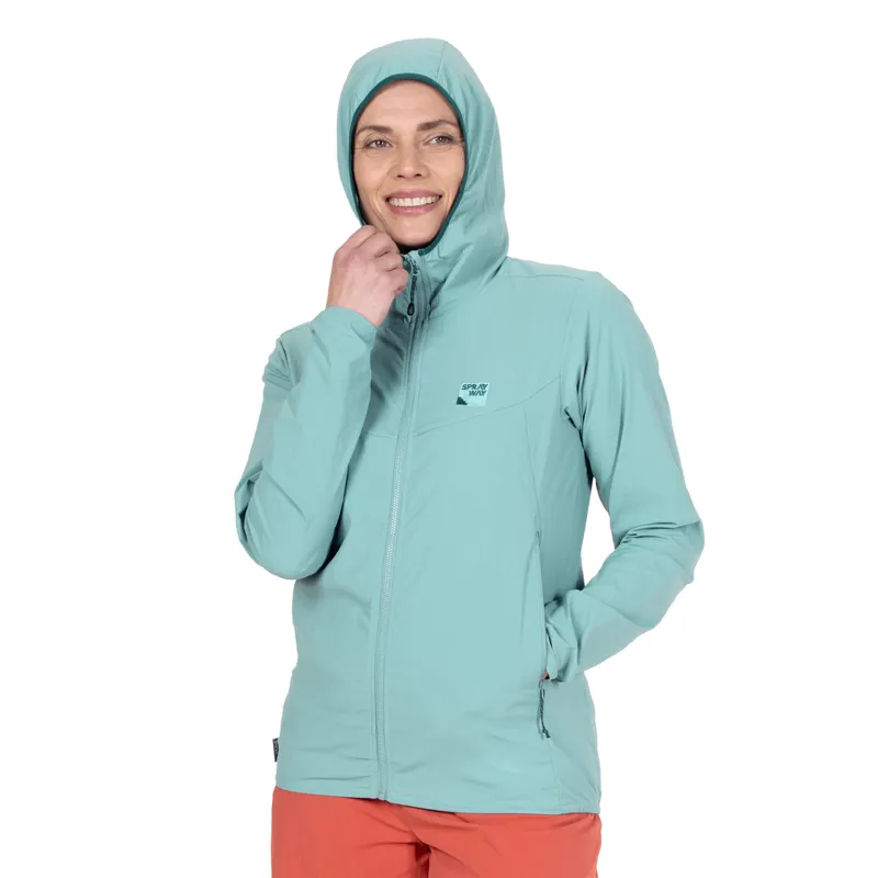 Sprayway Escape Trail Hoody Womens in Arctic-3