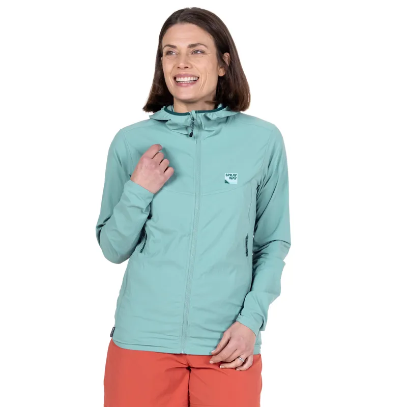 Sprayway Escape Trail Hoody Womens in Arctic-11