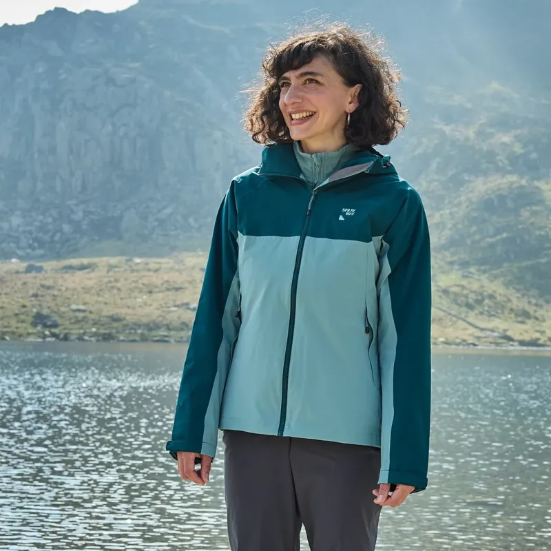 Sprayway Marsco Jacket Womens in Arctic/Dark Sea-13