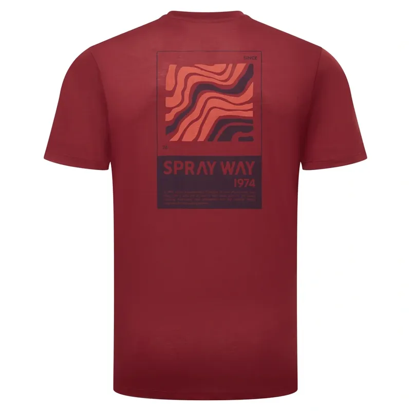 Sprayway Contour Tee Men's in Sumac-1
