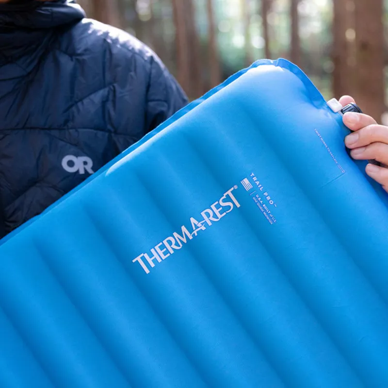 Thermarest Trail Pro MAX Sleeping Pad Regular Wide in Tide-8