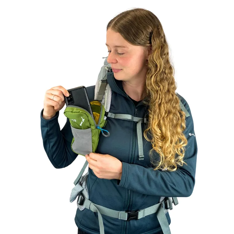 Aarn Shoulder Strap Pocket in Grey-2