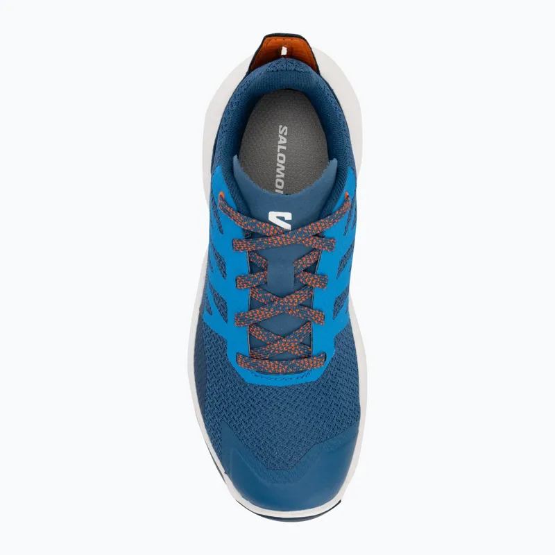Salomon Patrol Hiking Boots Kids in Dark Blue/French Blue/White-4