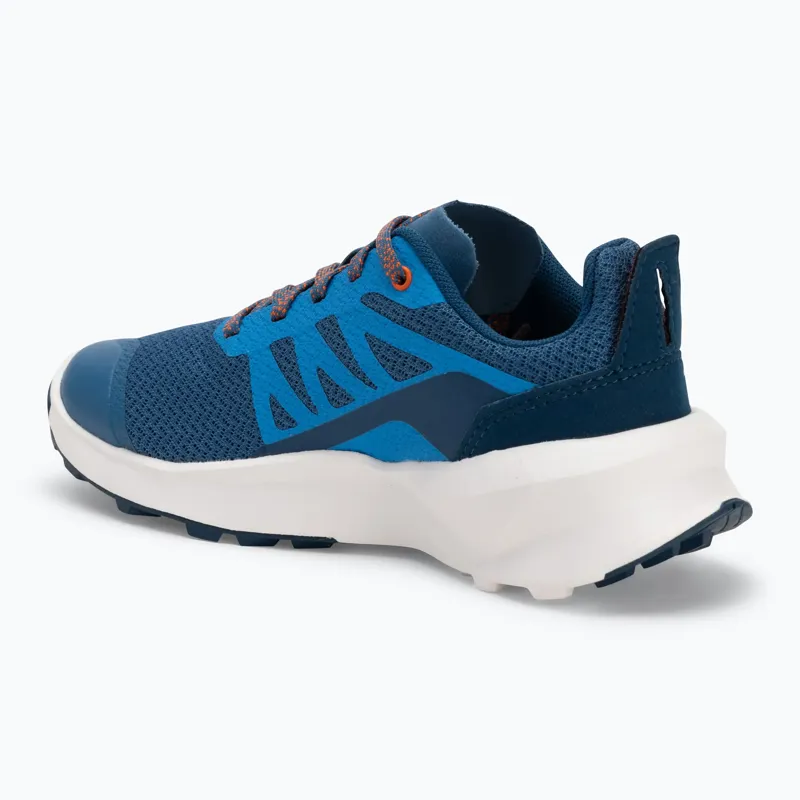 Salomon Patrol Hiking Boots Kids in Dark Blue/French Blue/White-3