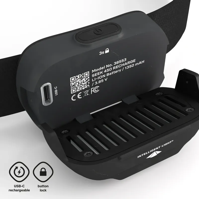 Silva Seek 600 Recharge Headtorch in Midnight-4