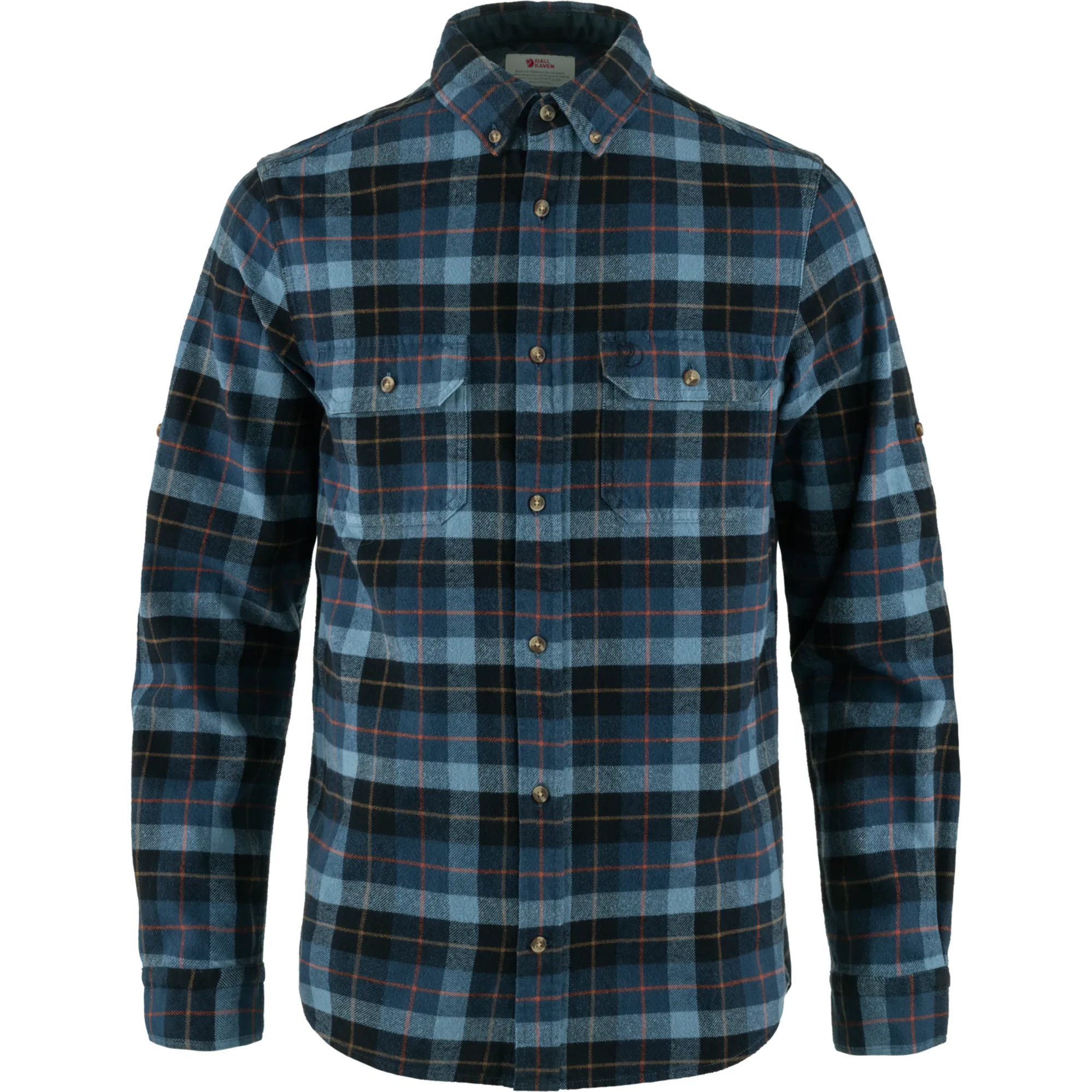 Singi Fjallraven Singi Heavy Flannel Shirt Mens in Dark Navy