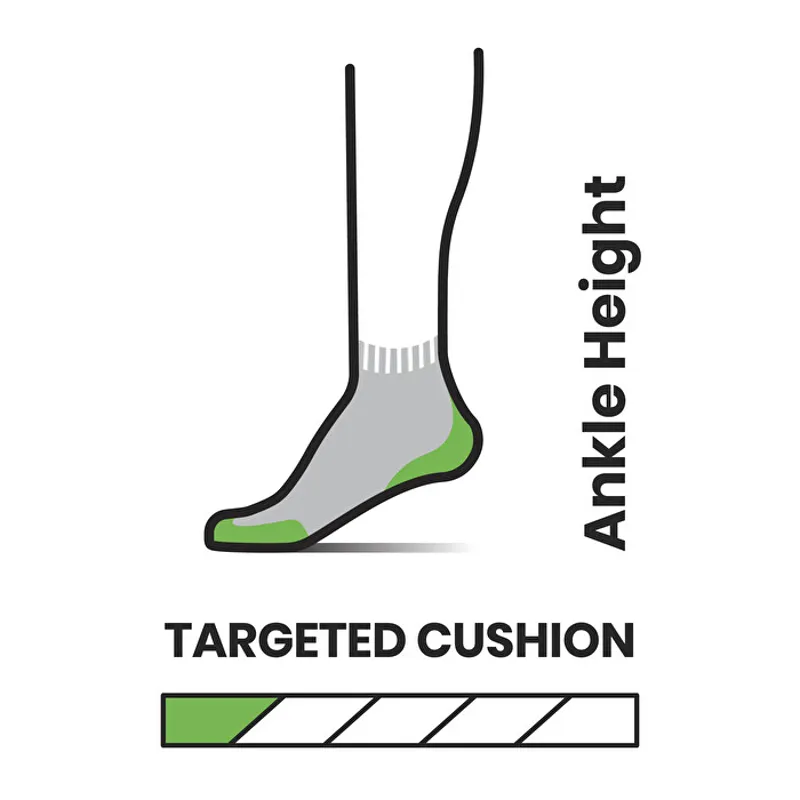 Smartwool Hike Targeted Cushion Ankle Socks Mens in Black-1