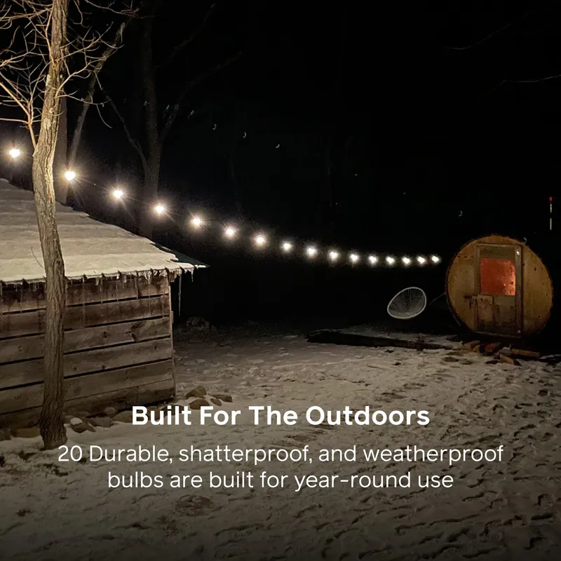 Biolite Solar String Lights 44 inch in Warm White-8