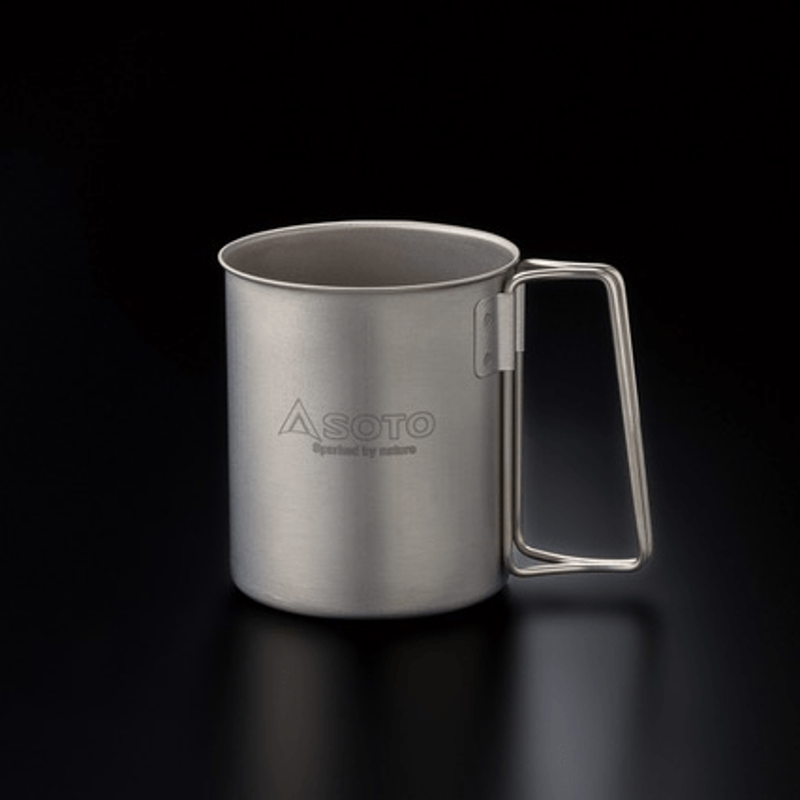 Soto Titanium Mug 450ml in Silver-6