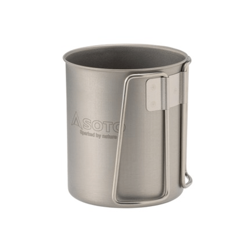 Soto Titanium Mug 450ml in Silver-2