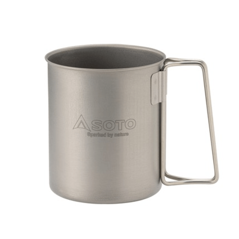 Soto Titanium Mug 450ml in Silver