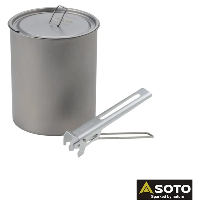 Soto Titanium Pot 750ml in Silver