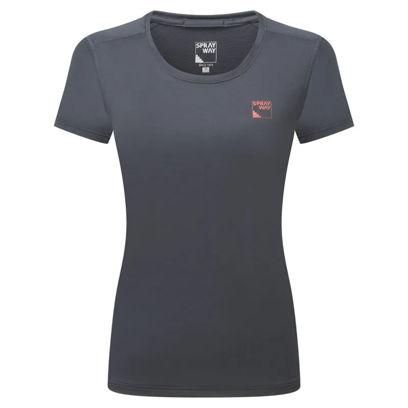 Sprayway Trail Tee Womens in Dark Graphite