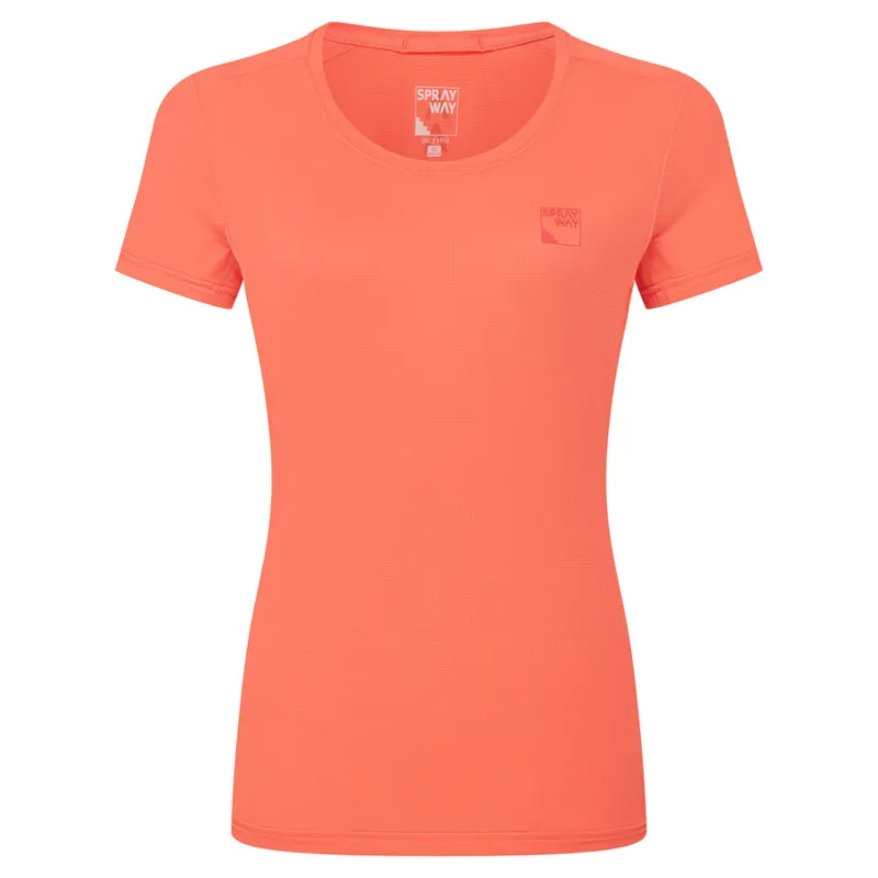 Sprayway Trail Tee Womens in Emberglow