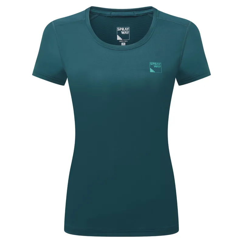 Sprayway Trail Tee Womens in Marine Blue