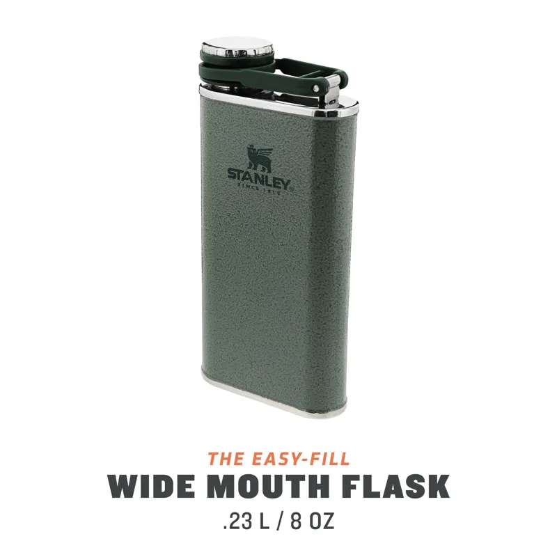 Stanley Classic Easy Fill Wide Mouth Flask 0.23L in Green-2