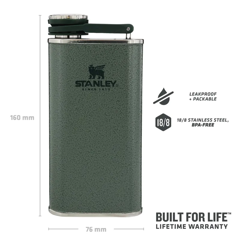 Stanley Classic Easy Fill Wide Mouth Flask 0.23L in Green-3