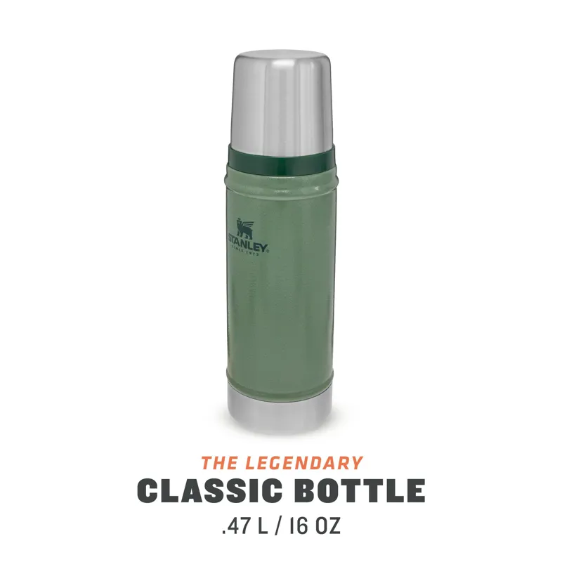 Stanley New Classic Vacuum Bottle 0.47L in Hammertone Green-2