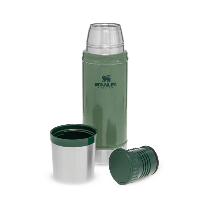 Stanley New Classic Vacuum Bottle 0.47L in Hammertone Green-1