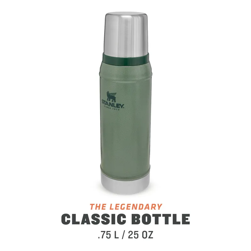 Stanley New Classic Vaccum Bottle 0.75L in Hammertone Green-2