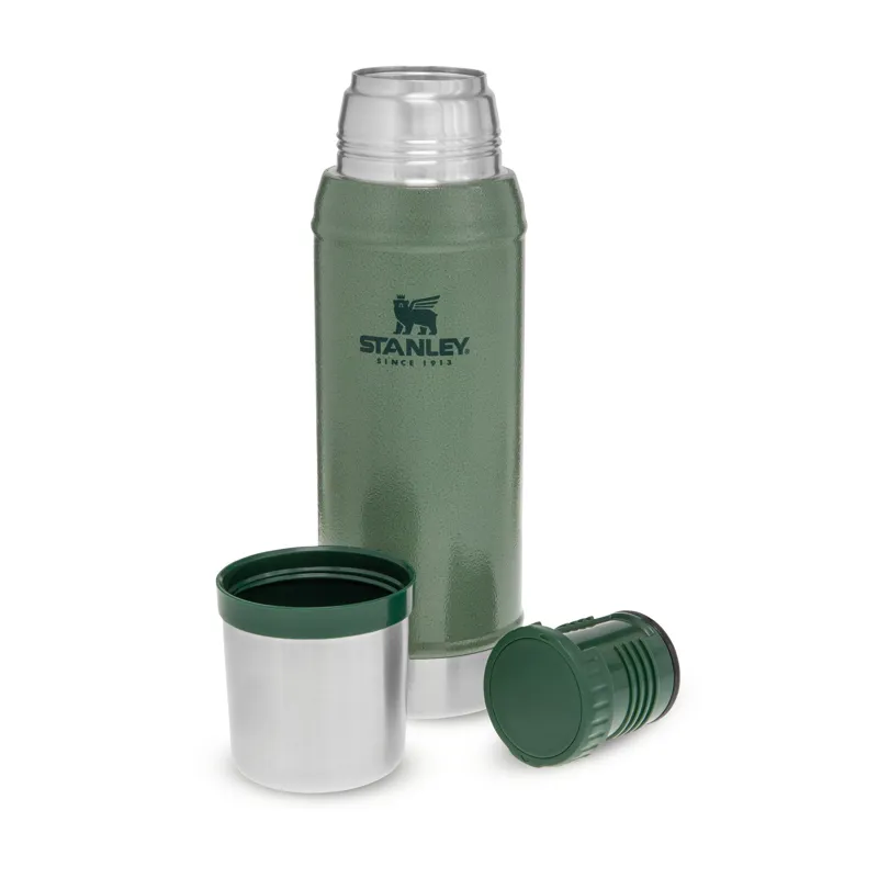 Stanley New Classic Vaccum Bottle 0.75L in Hammertone Green-1