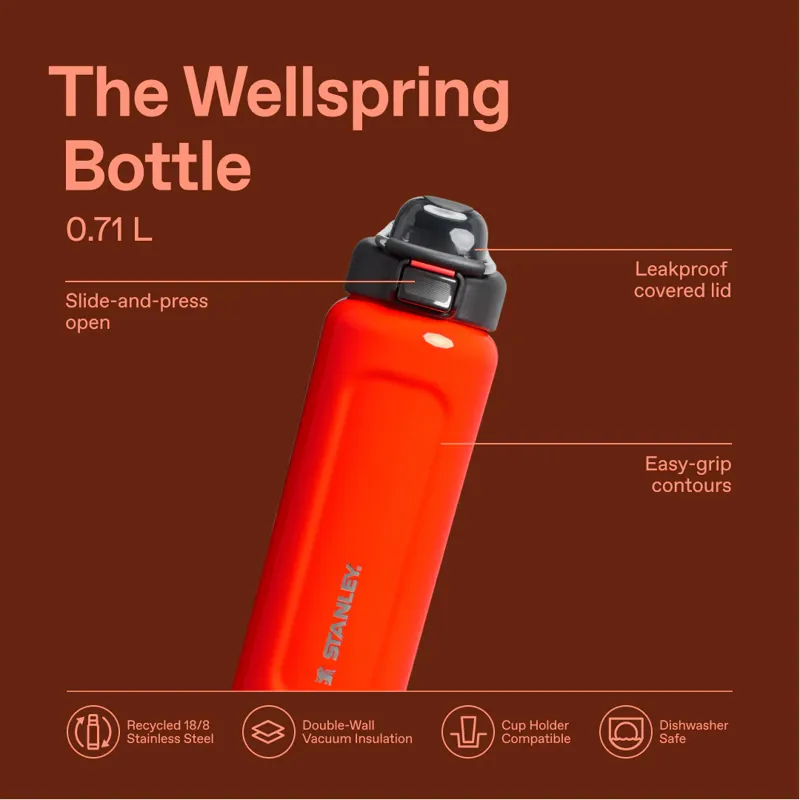 Stanley The Wellspring Bottle 0.71L in Rose Quartz-3