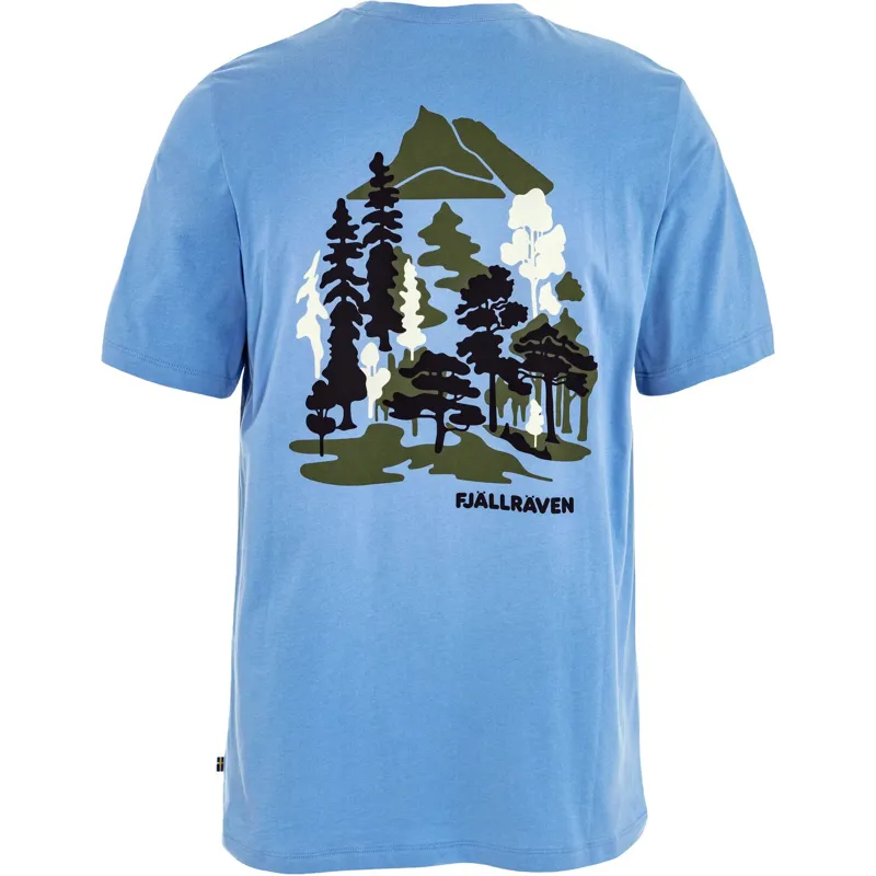 Fjallraven Swedish Forest T-Shirt Mens in Ultramarine-1