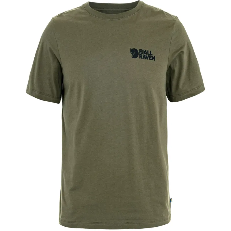 Fjallraven Swedish Forest T-Shirt Mens in Laurel Green