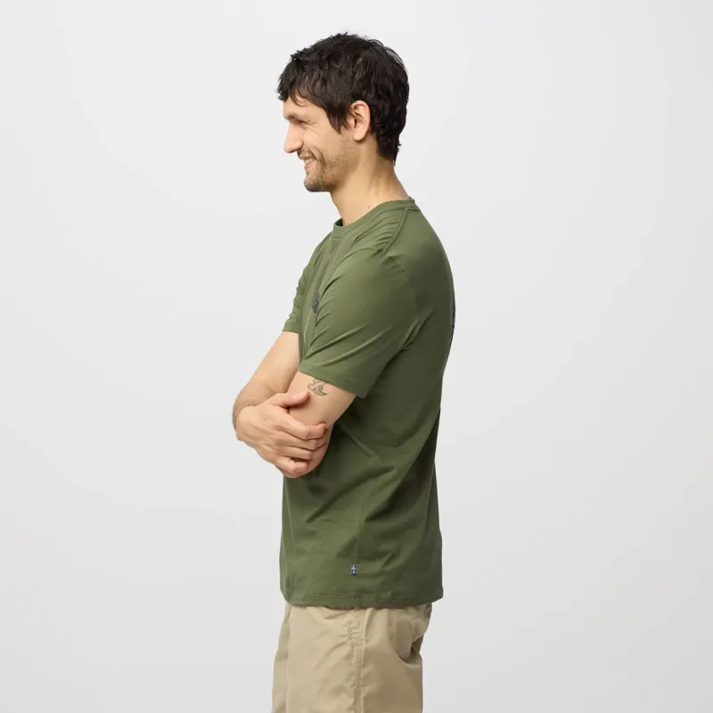 Fjallraven Swedish Forest T-Shirt Mens in Ultramarine-4