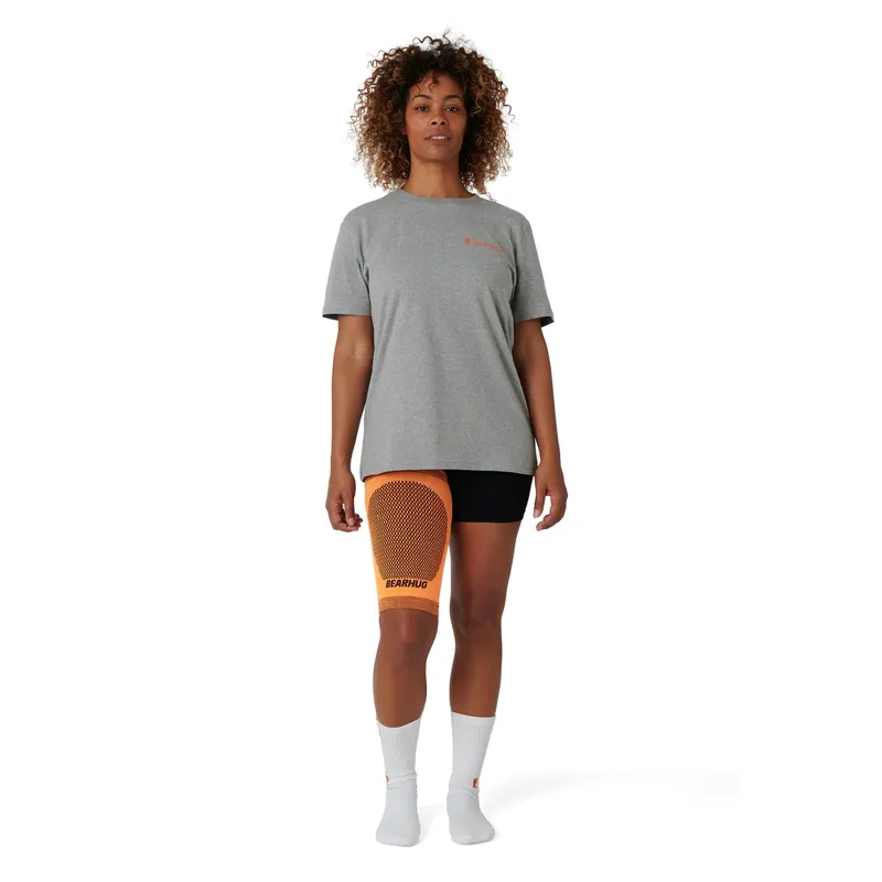 Bearhug Thigh Compression Support Sleeve in Orange-2