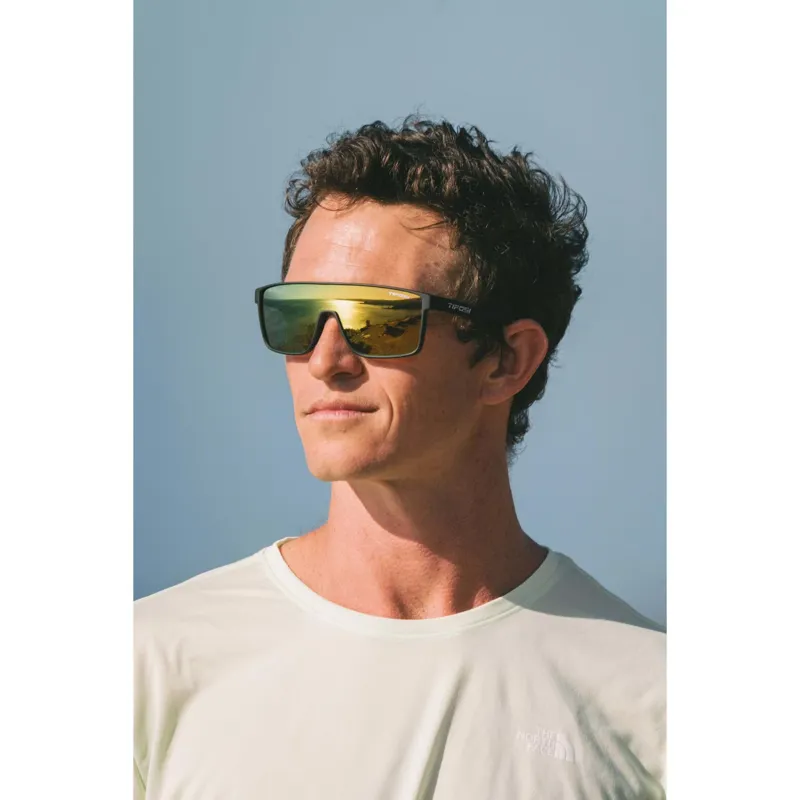 Tifosi Sanctum Single Lens Sunglasses in Matte Black-6