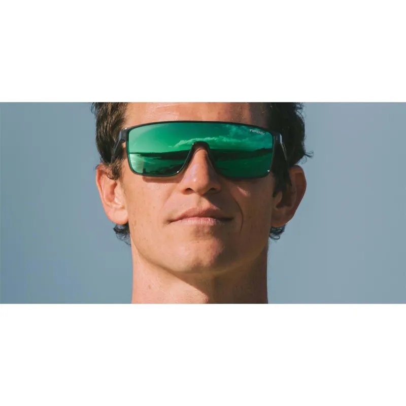 Tifosi Sanctum Single Lens Sunglasses in Crystal Smoke-5