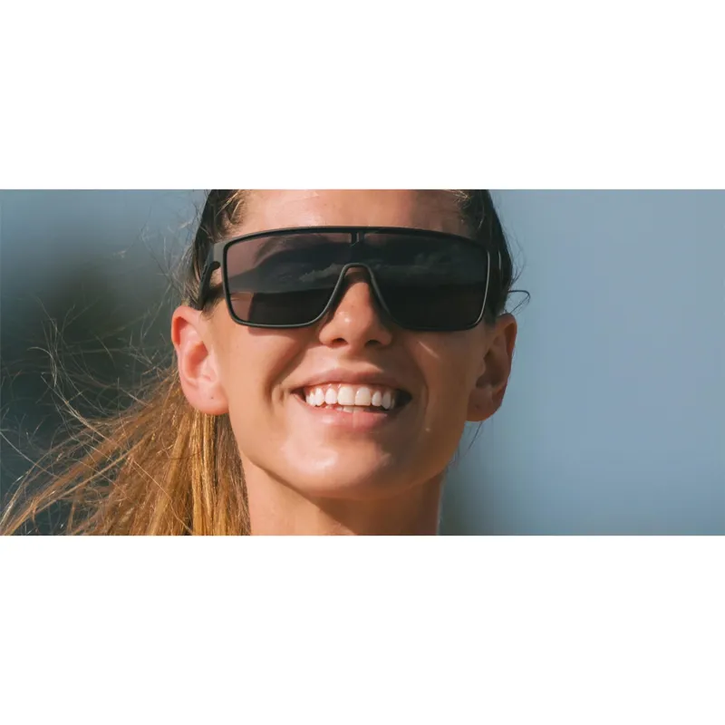 Tifosi Sanctum Single Lens Sunglasses in Blackout-6