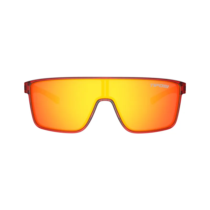 Tifosi Sanctum Single Lens Sunglasses in Crystal Red Fade-1