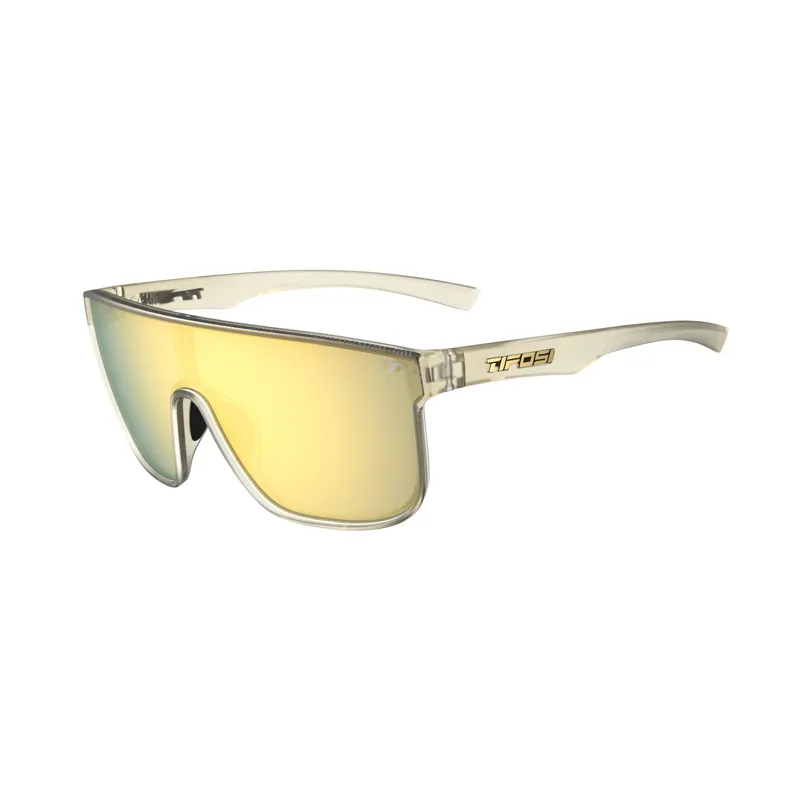 Tifosi Sanctum XL Polarized Sunglasses in Satin Citrus