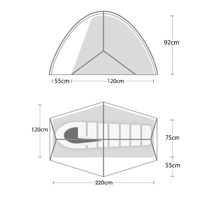 Terra Nova Southern Cross 1 Tent in Green-7