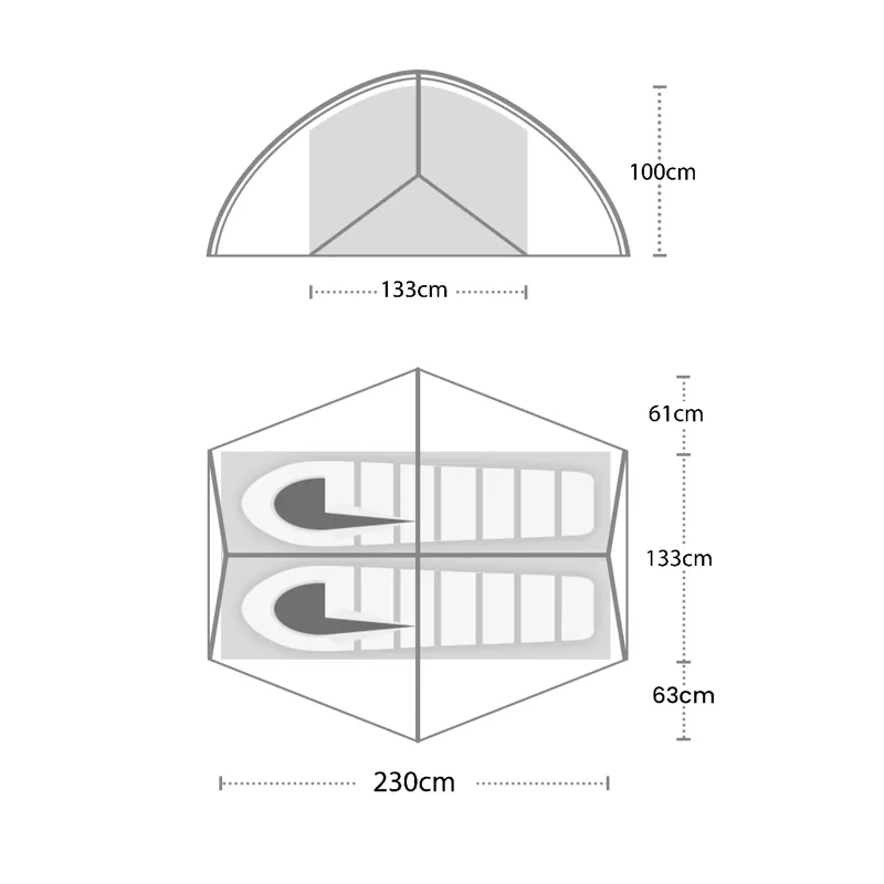 Terra Nova Southern Cross 2 Tent in Green-4