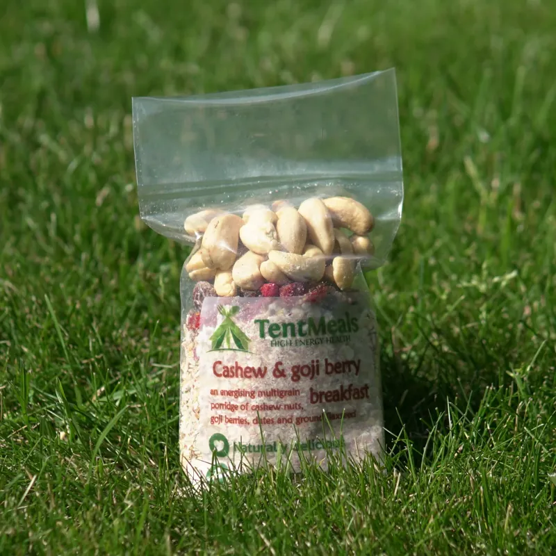 TentMeals Cashew and Goji Berry Breakfast 500 kcal-4