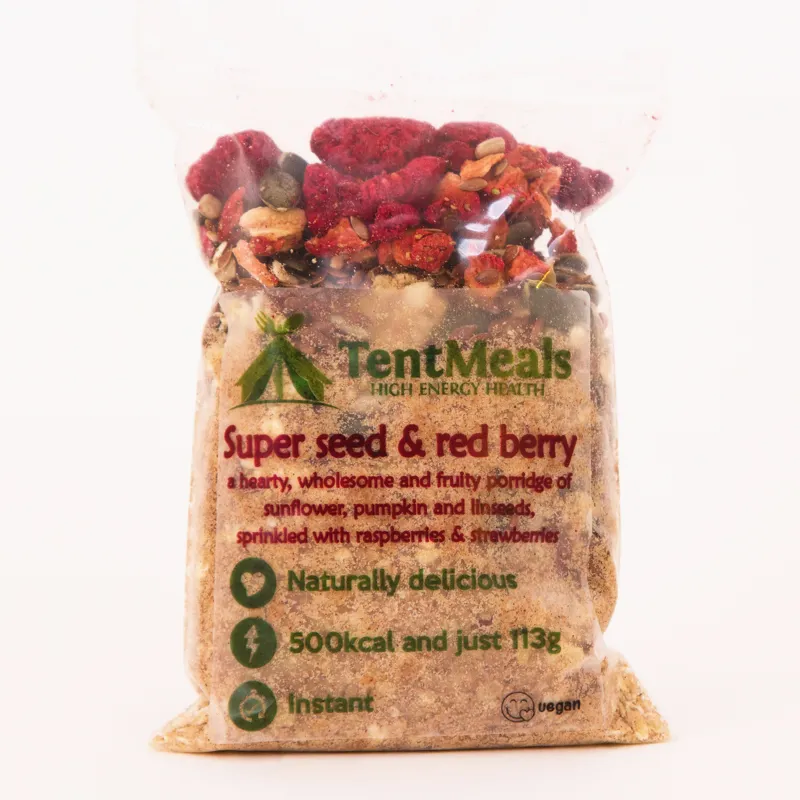 TentMeals Super Seed and Red Berry Breakfast 500 kcal