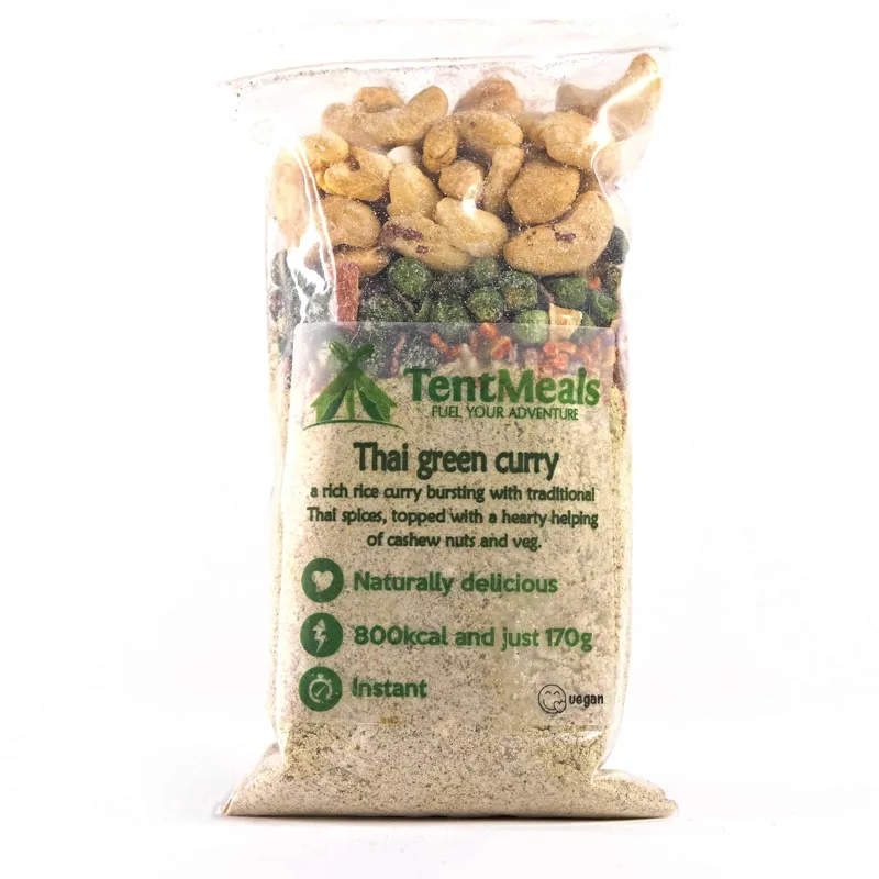 TentMeals Thai Green Curry Main Meal 800 kcal