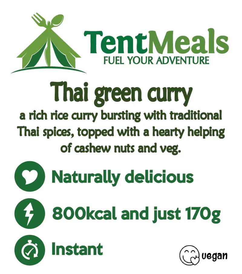TentMeals Thai Green Curry Main Meal 800 kcal-2