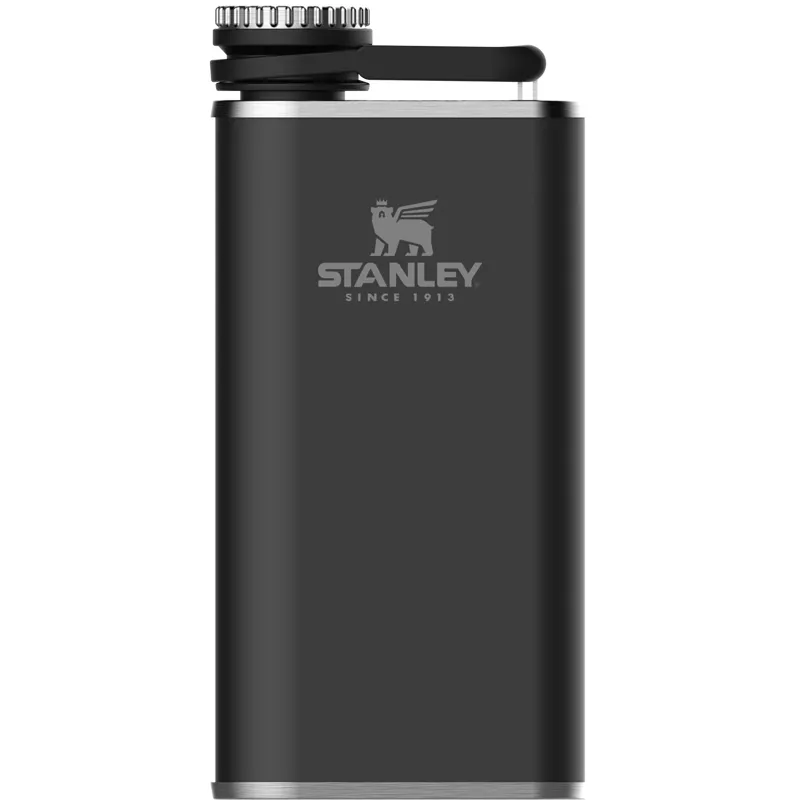 Stanley Easy-Fill Wide Mouth Flask 0.23L in Matte Black Pebble