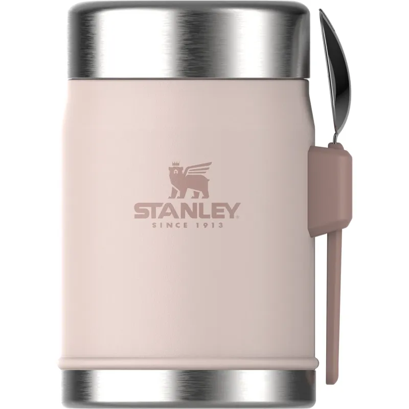 Stanley Legendary Food Jar and Spork 0.4L in Rose Quartz