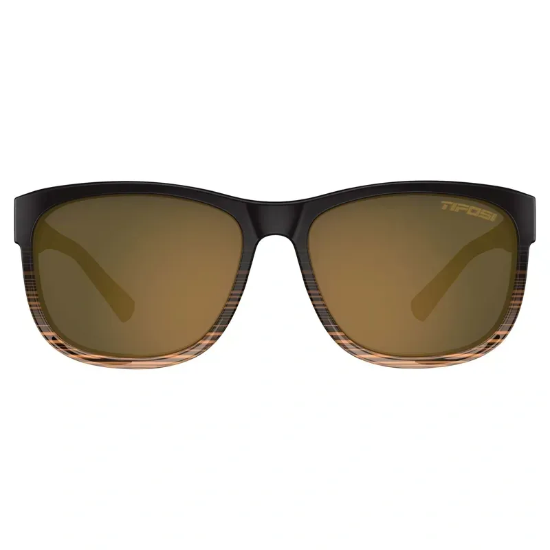 Tifosi Swank XL Polarized Sunglasses in Brown Fade-1