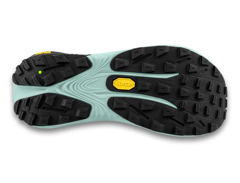 Topo Vista Running Shoes Womens in Black/Mint-1