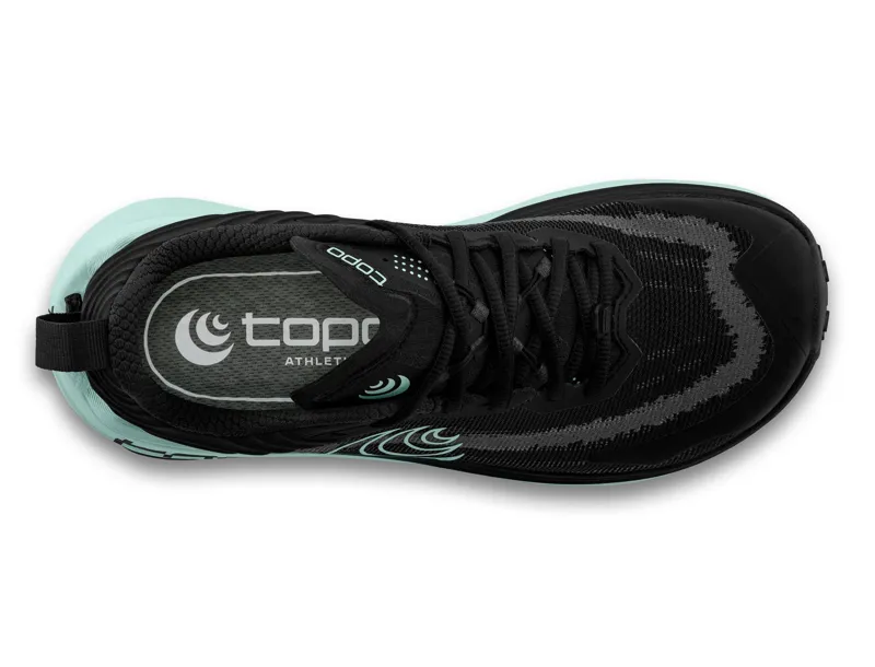 Topo Vista Running Shoes Womens in Black/Mint-2