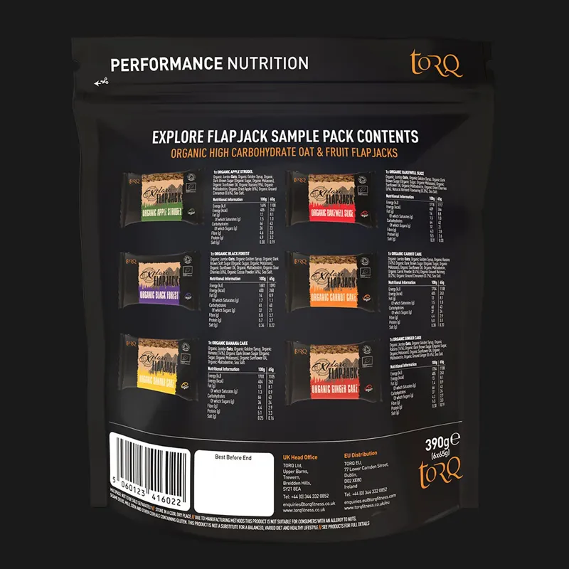 Torq Explore Flapjack Sampler Pack 6 Bars-2